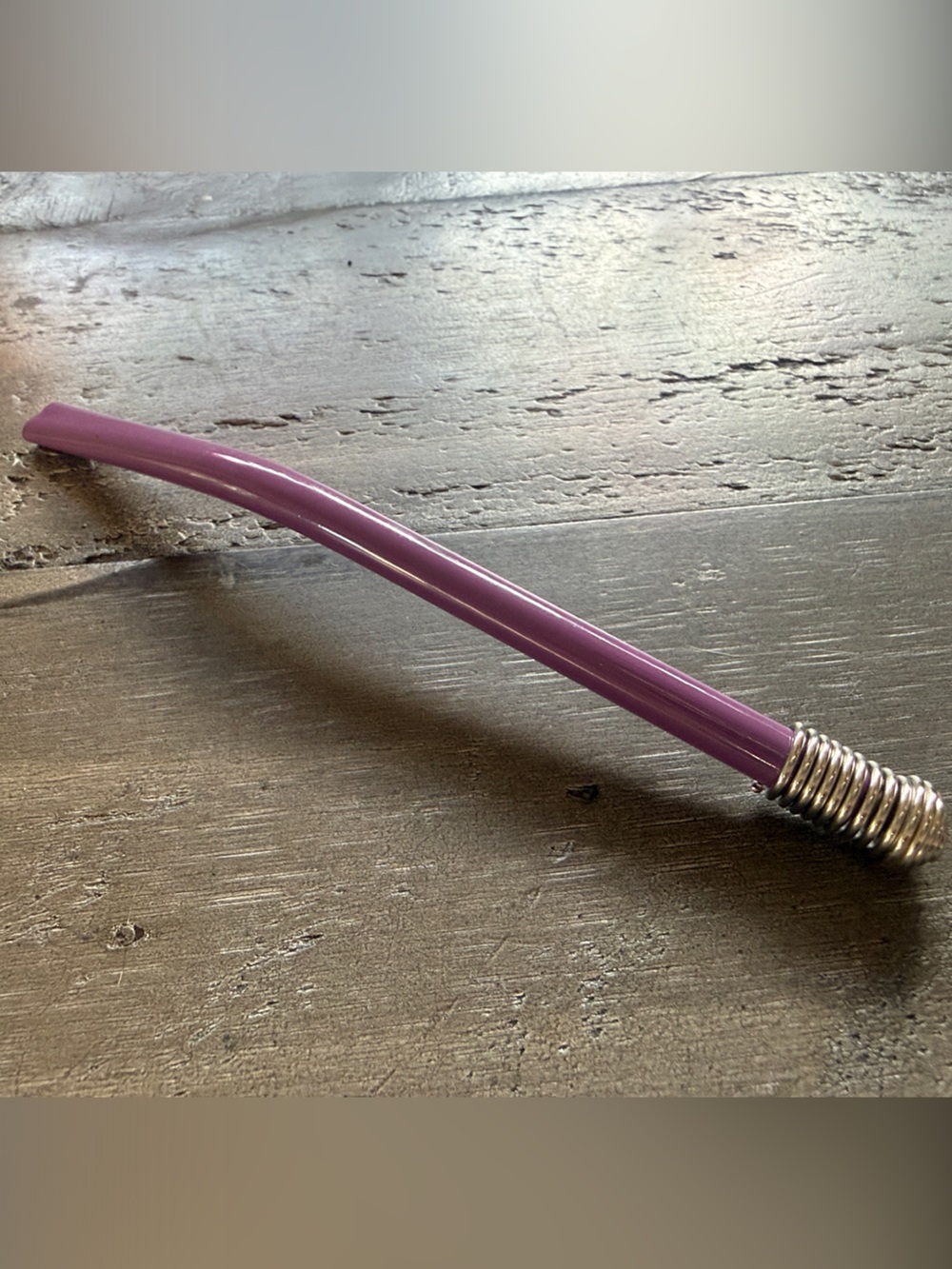 Bombilla Argentinian Mate steering Purple Color